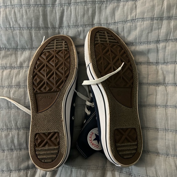 Converse All Star Navy High Top Sneakers - Picture 4 of 4